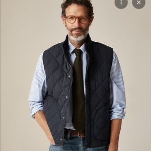 J. CREW SUSSEX QUILTED VEST